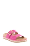 Seychelles Getaway Slide Sandal In Fuchsia