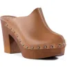 Seychelles Go All Out Womens Leather Slip On Clogs In Brown