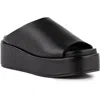 Seychelles Goodies Womens Platform Open Toe Slide Sandals In Black