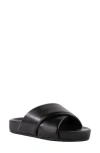 Seychelles Heartfelt Crisscross Slide Sandal In Black