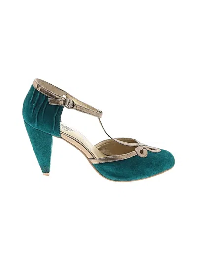Pre-owned Seychelles Heels In Blue