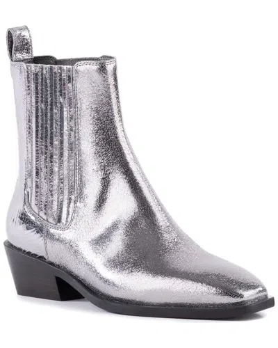 Seychelles Hold Me Down Leather Boot In Silver