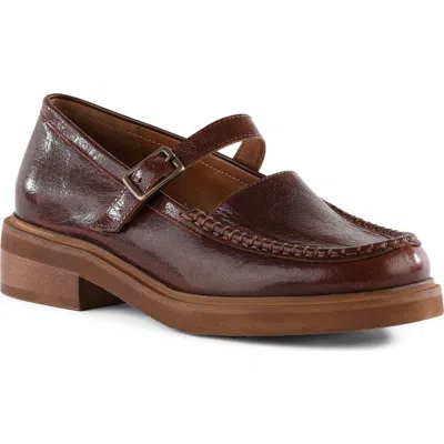 Seychelles Honeybunch Ii Leather Mary Jane Flat In Brown