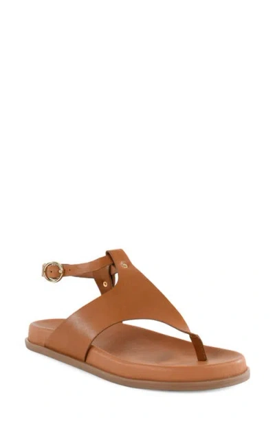 Seychelles In The Zone Ankle Strap Platform Sandal In Brown