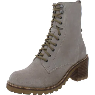 Seychelles Irresistible Womens Leather Lace-up Combat Boots In Animal Print