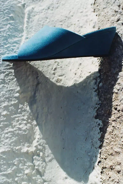 Seychelles Isn't She Lovely Mule Wedges In Blue