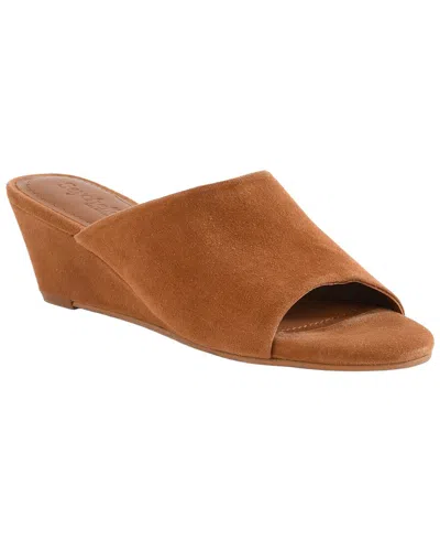 Seychelles Isn't She Lovely Suede Wedge Sandal In Brown