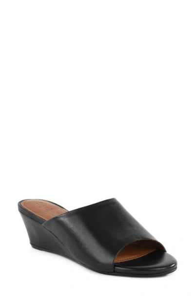 Seychelles Isn't She Lovely Wedge Slide Sandal In Black