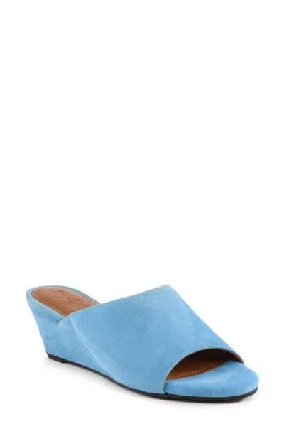 Seychelles Isn't She Lovely Wedge Slide Sandal In Blue