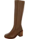 Seychelles Itinerary Womens Leather Round Toe Knee-high Boots In Multi