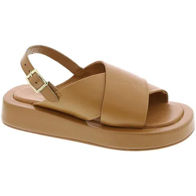 Seychelles Just For Fun Womens Leather Ankle Slingback Sandals In Multi