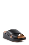 Seychelles Key Largo Wedge Slide Sandal In Black
