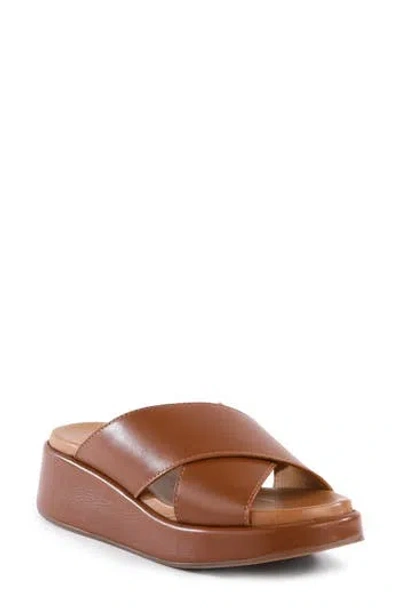 Seychelles Key Largo Wedge Slide Sandal In Brown