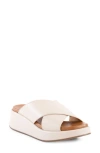 Seychelles Key Largo Wedge Slide Sandal In Off White
