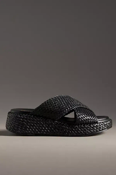 Seychelles Key West Woven Platform Slide Sandals