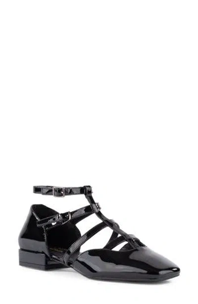 SEYCHELLES KISSING BOOTH LEATHER FLAT 
