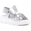 Seychelles Light Up Platform Sandals In Silver