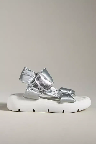 Seychelles Light Up Platform Sandals In Silver