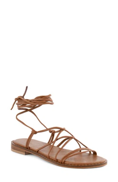 Seychelles Lighthouse Ankle Wrap Sandal In Brown