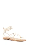 Seychelles Lilac Ankle Wrap Sandal In Light Gold