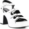 Seychelles Loosen Buckled Up Sandal In White Leather
