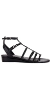 Seychelles Luxurious Wedge Sandal In Black