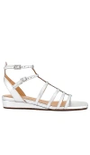 Seychelles Luxurious Wedge Sandal In Metallic Silver