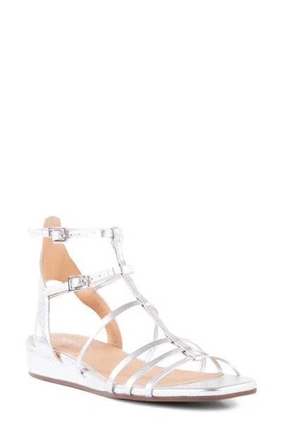 Seychelles Luxurious Wedge Sandal In Silver