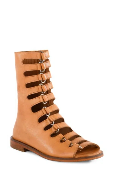 Seychelles Mainstage Strappy Buckle Boot In Brown