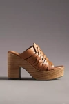 Shop Seychelles Make You Mine Wood-bottom Heels In Beige