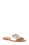 Seychelles Manhattan Slide Sandal In Gold