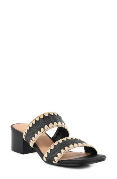 Seychelles Maui Two-strap Sandal In Black