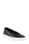 Seychelles Moon Child Stud Mary Jane Flat In Black Leather