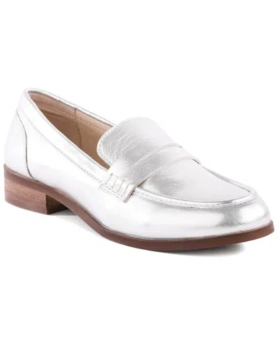 Seychelles Morton Leather Loafer In Silver