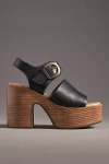 Seychelles Mosh Pit Platform Sandals In Black