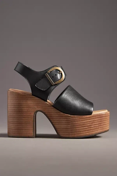Seychelles Mosh Pit Platform Sandals In Black