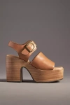 Seychelles Mosh Pit Platform Sandals In Yellow