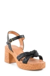 Seychelles Musical Platform Heeled Sandals In Black