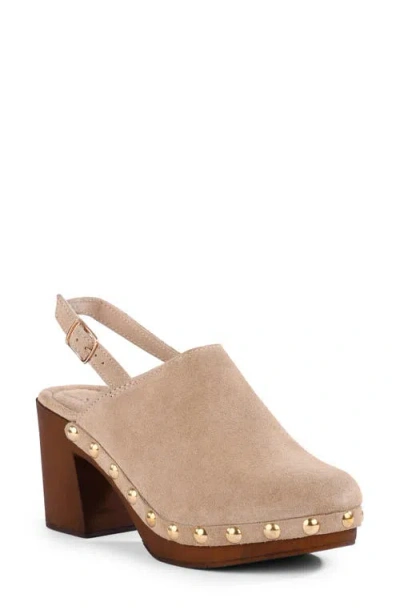 Seychelles New Heights Leather Clog In Neutral