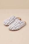 Seychelles New Routine Beige And Natural Shearling Mules In Beige
