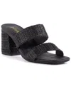 Seychelles Newport Raffia Sandal In Black