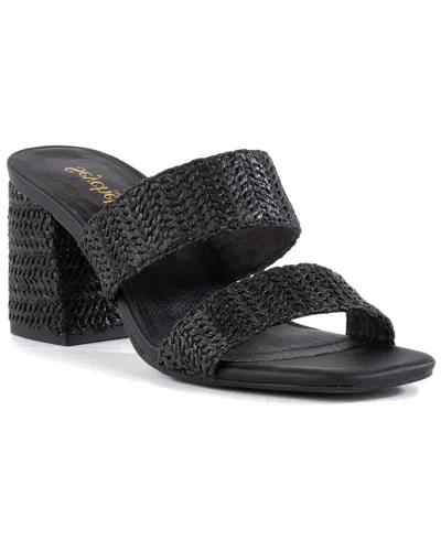 Seychelles Newport Raffia Sandal In Black