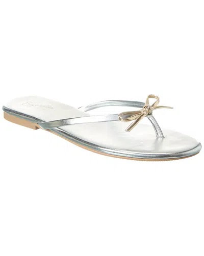 Seychelles Nori Leather Sandal In Silver