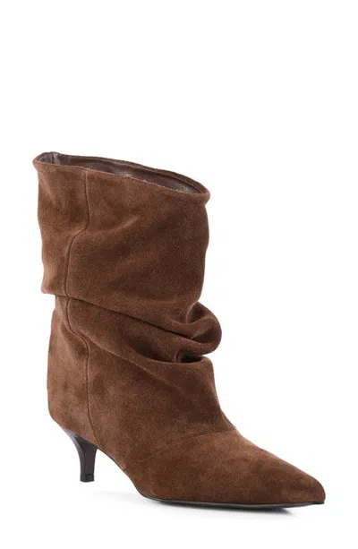 Seychelles One Love Leather Bootie In Chocolate