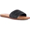 Seychelles Palms Perfection Slide Sandal In Black