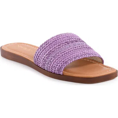 Seychelles Palms Perfection Slide Sandal In Purple