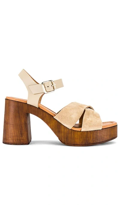 Seychelles Paloma Sandal In 沙色仿麂皮