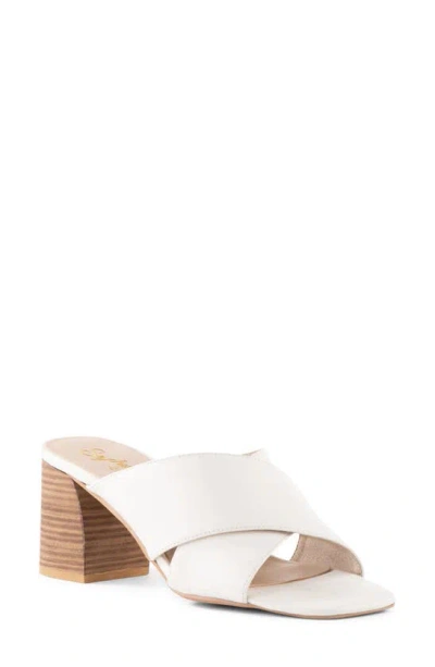 Seychelles Papaya Slide Sandal In White