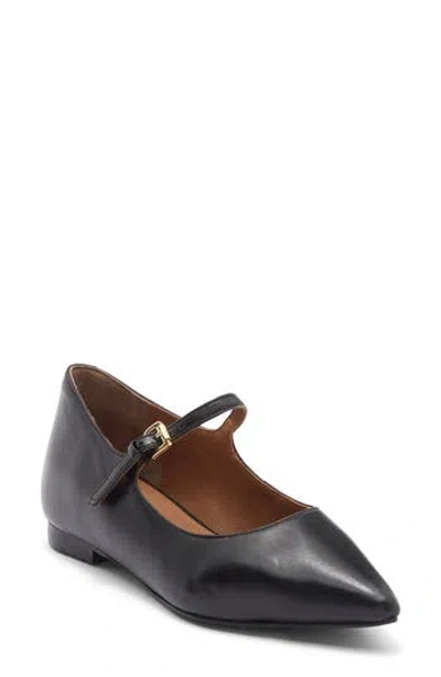 Seychelles Pardon Me Pointed Toe Mary Jane Flat In Black