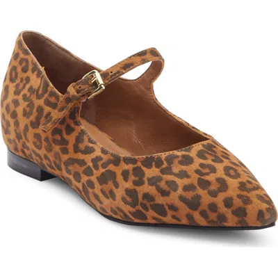 Seychelles Pardon Me Pointed Toe Mary Jane Flat In Brown